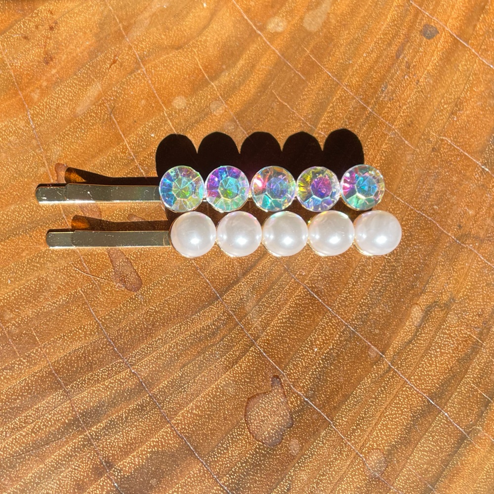 two hair clips!